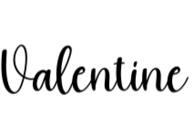 Valentine Font Preview