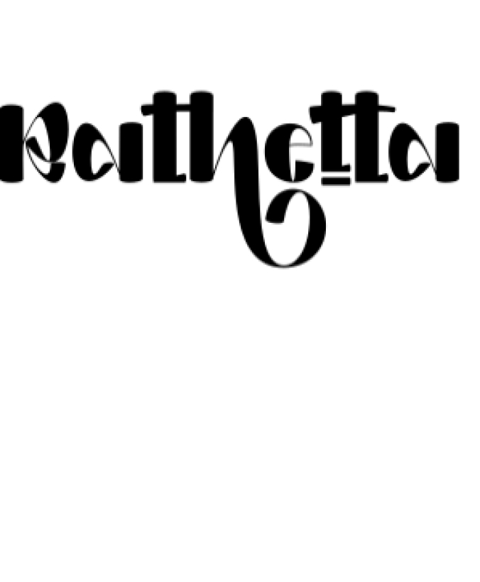 Rathetta Font Preview