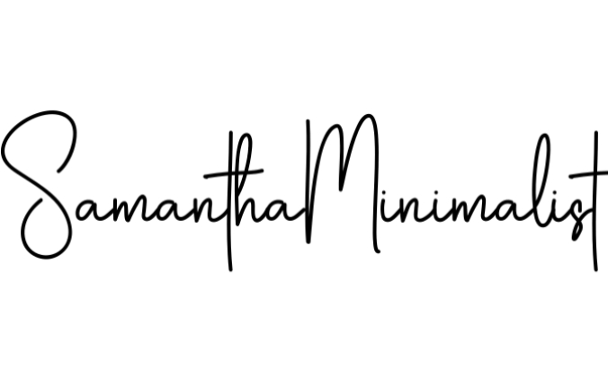 Samantha  Minimalist Font Preview