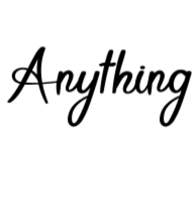 Anything Font Preview