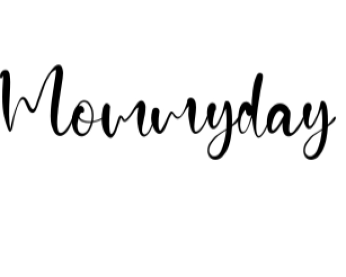 Mommyday Font Preview