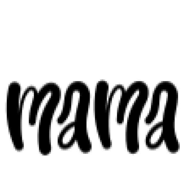 Lovely Mama I Love You Font Preview