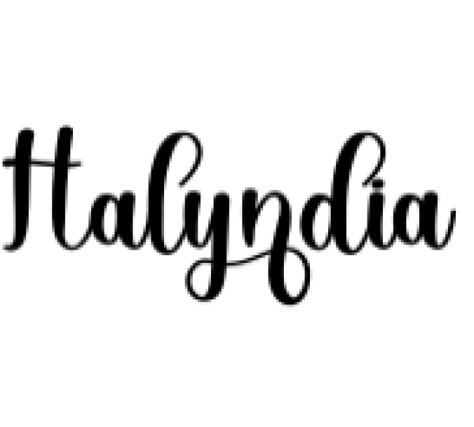 Halyndia Font Preview