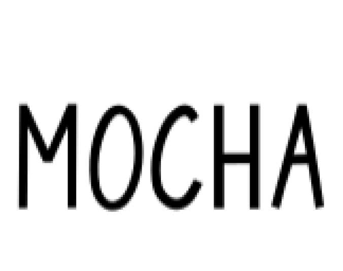 Mocha Font Preview