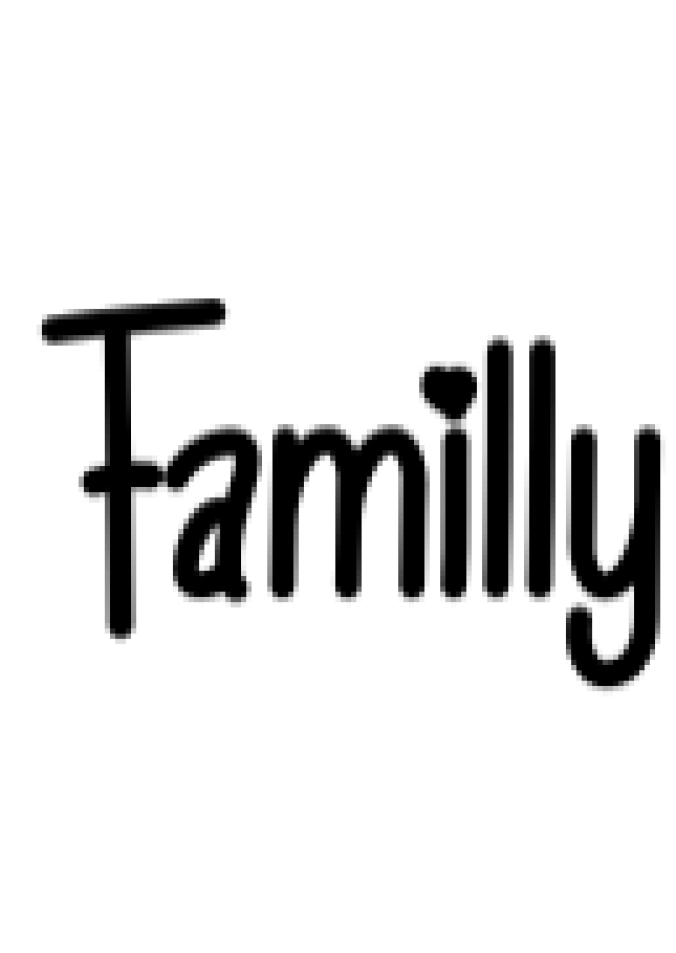 Familly Font Preview