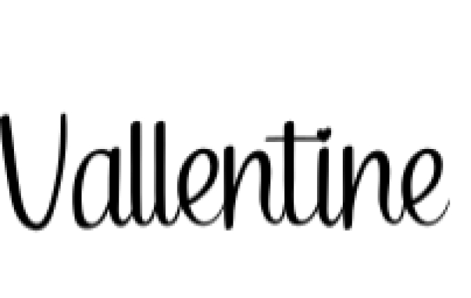 Vallentine Font Preview
