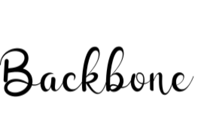 Backbone Font Preview