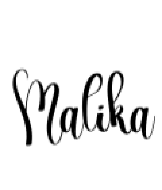 Malika Font Preview