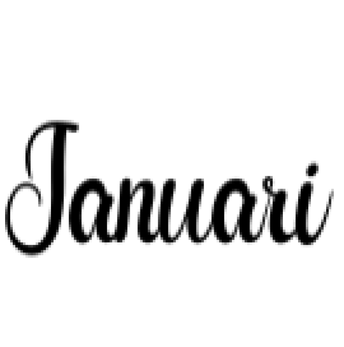 Januari Font Preview