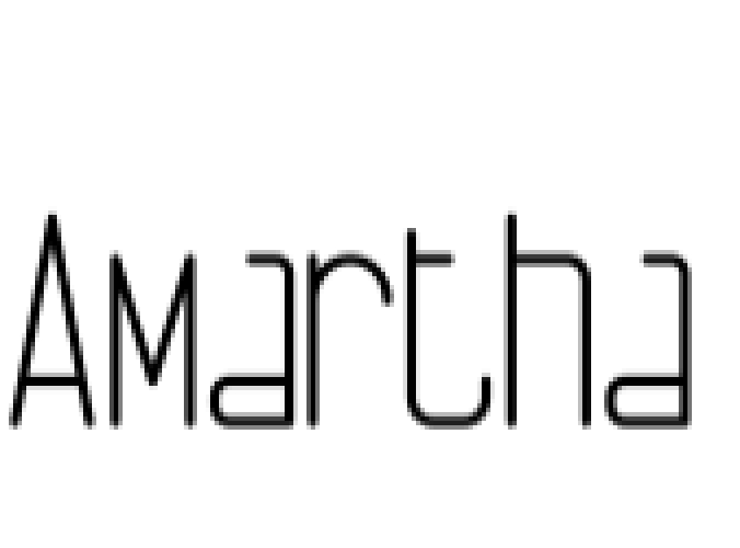 Amartha Font Preview