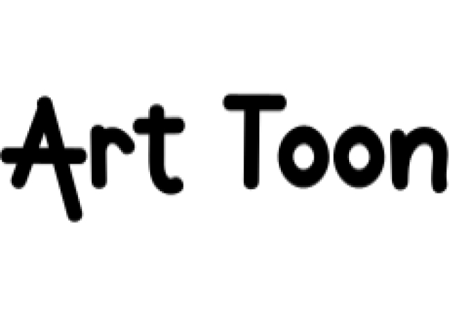 Art Toon Font Preview