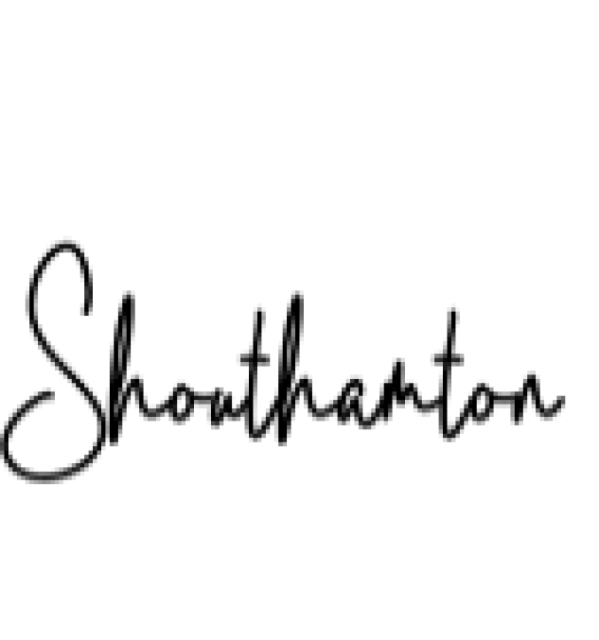 Shouthamton Font Preview