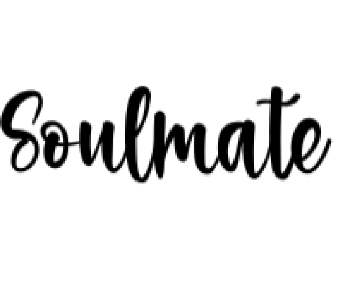 Soulmate Font Preview