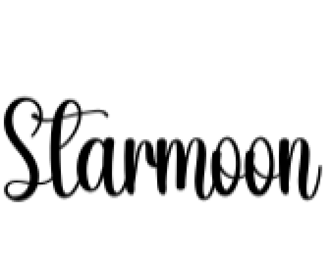 Starmoon Font Preview
