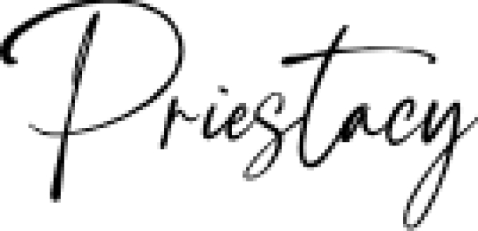 Priestacy Font Preview
