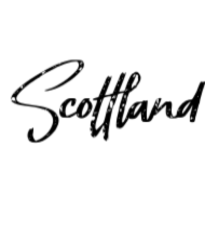 Scottland Font Preview