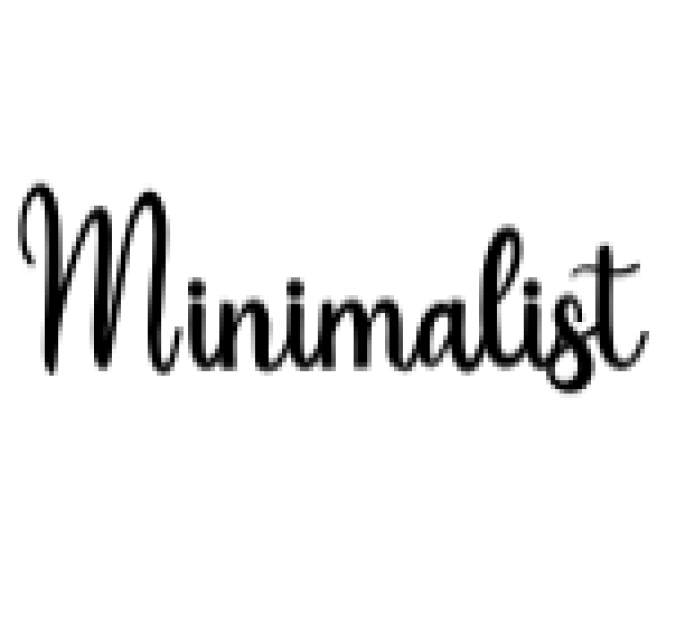 Minimalist Font Preview