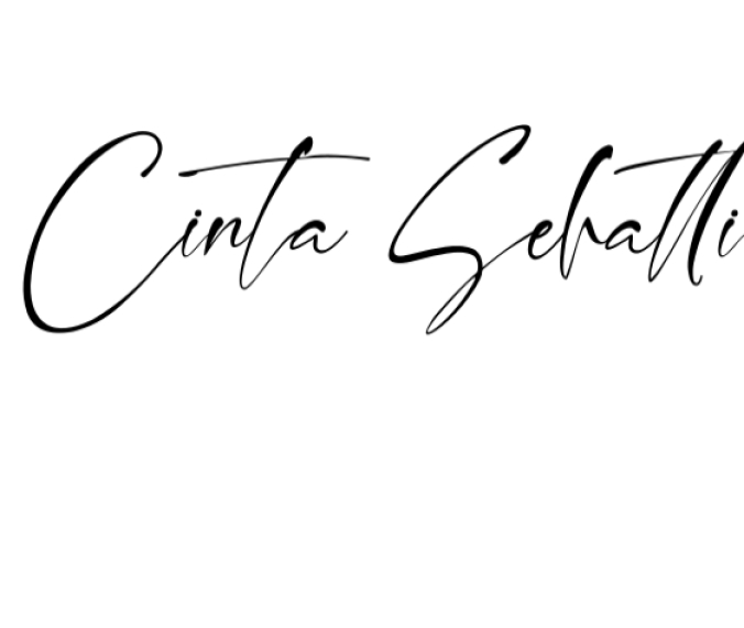 Cinta Sehatti Font Preview