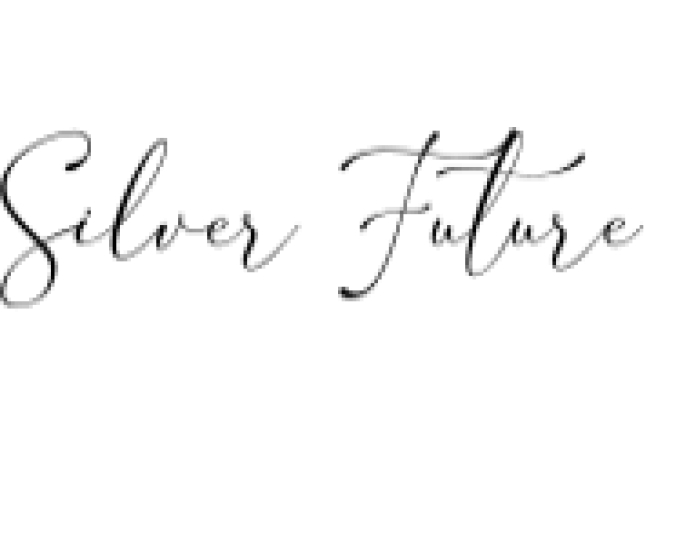 Silver Future Font Preview