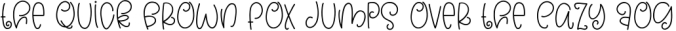 Hippity Hoppity Font Preview
