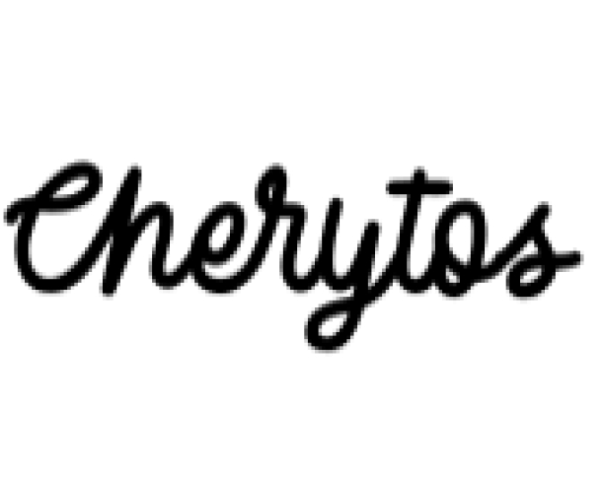 Cherytos Script Font Preview