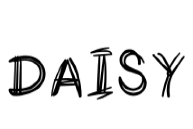 Daisy Font Preview