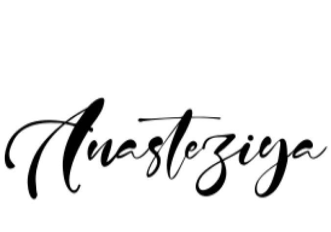 Anasteziya Font Preview