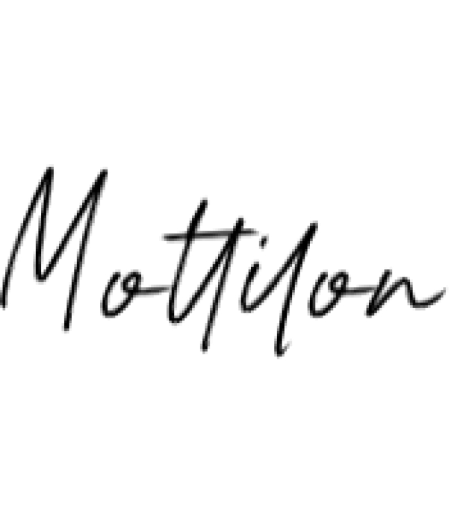 Mottilon Font Preview