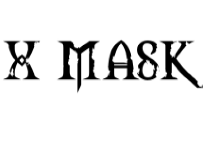 X-Mask Font Preview