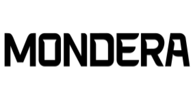 Mondera Font Preview