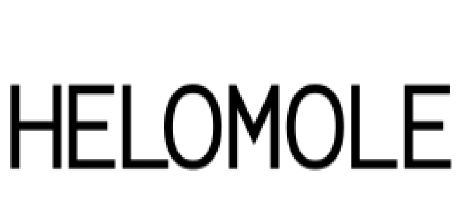 Helomole Font Preview