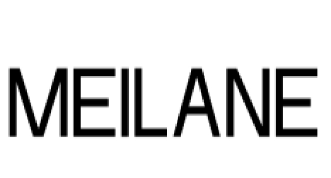 Meilane Font Preview