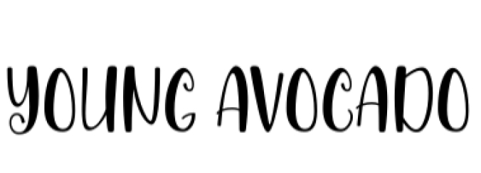 Young Avocado Font Preview