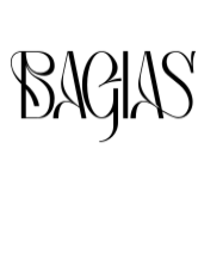 Bagias Font Preview