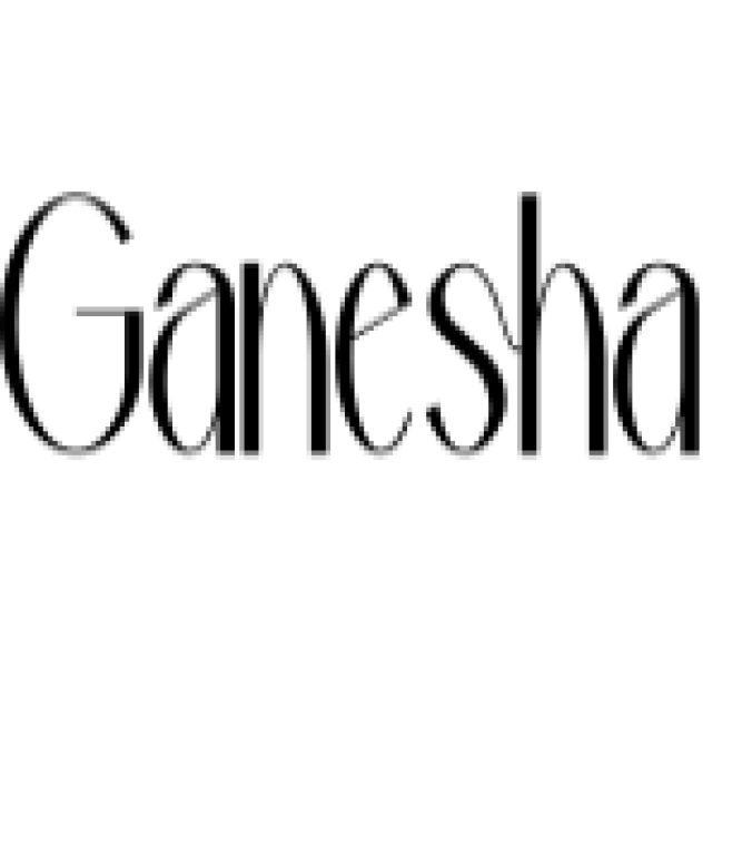 Ganesha Font Preview