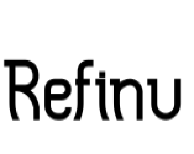 Refinu Font Preview