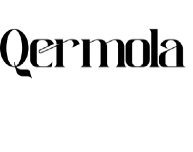 Qermola Font Preview
