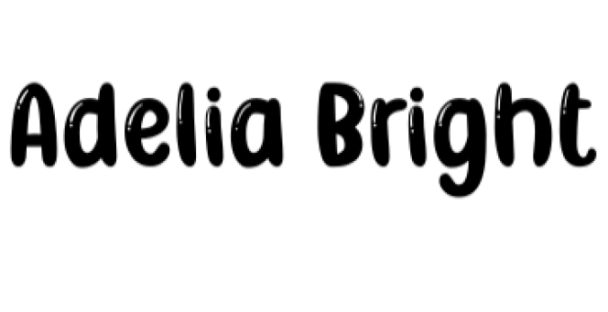 Adelia Bright Font Preview