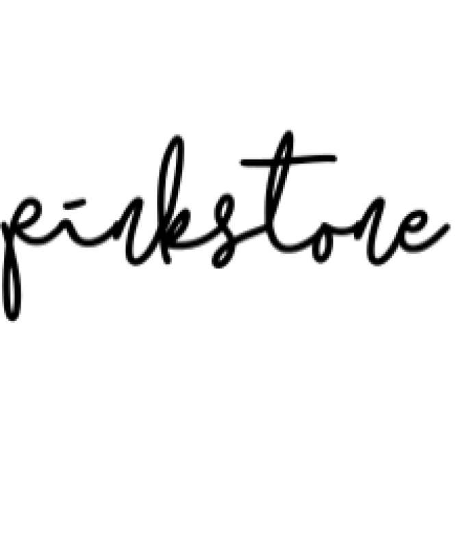 Pinkstone Font Preview