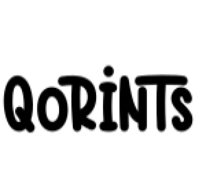 Qorints Font Preview