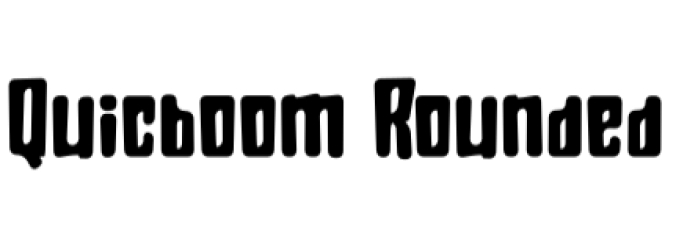 Quickboom Rounded Font Preview