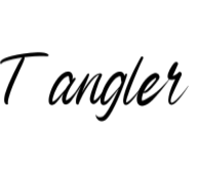 Tangler Font Preview