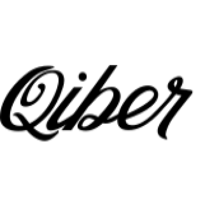 Qiber Font Preview
