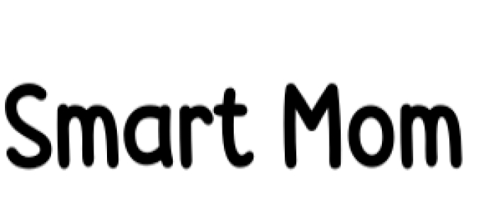Smart Mom Font Preview