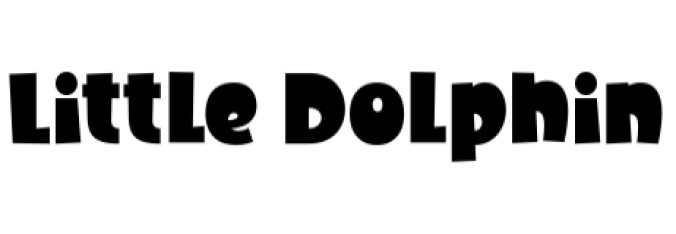 Little Dolphin Font Preview