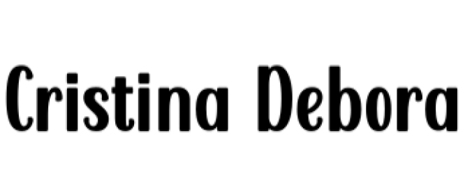 Cristina Debora Font Preview