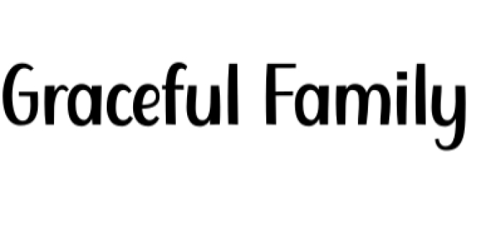 Graceful Family Font Preview