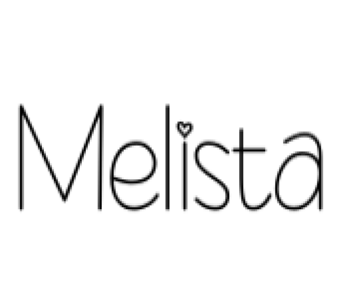 Melista Font Preview