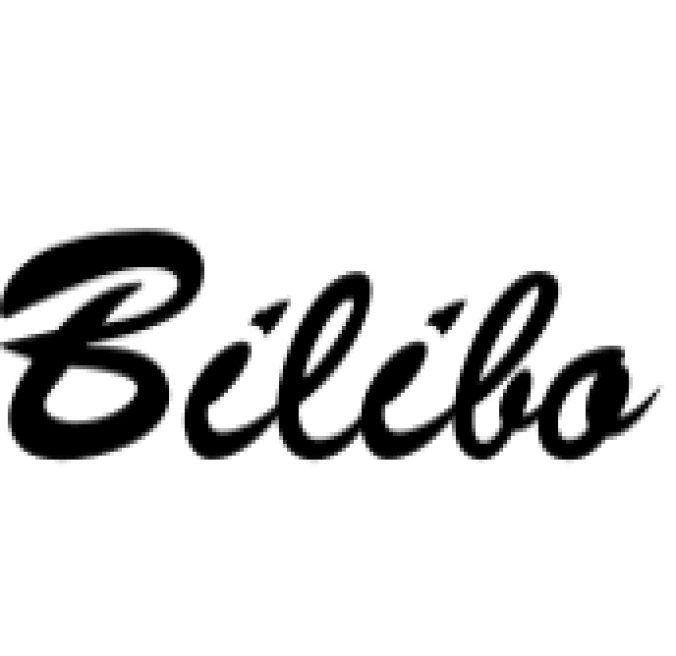 Bilibo Font Preview