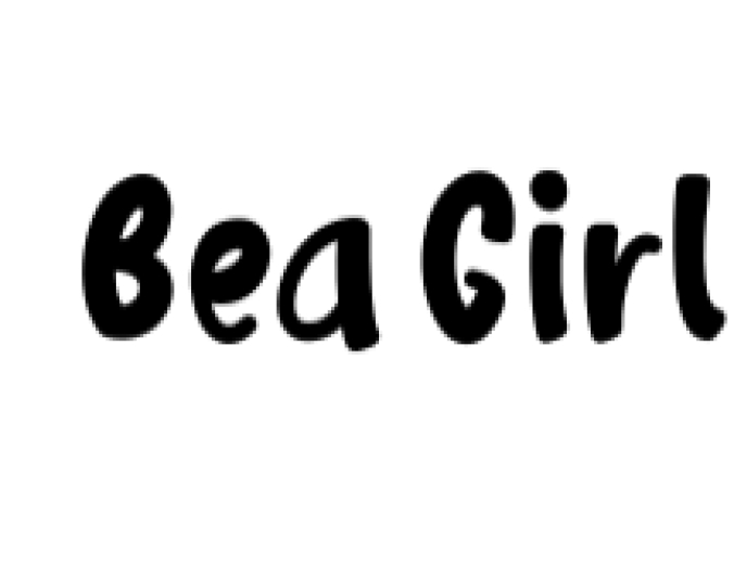 Be a Girl Font Preview
